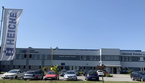 Exterior view of the Heiche Polska factory hall