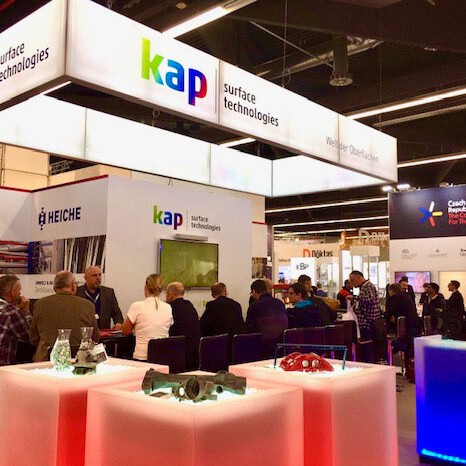 KAP Surface Technologies booth at EUROGUSS 2020